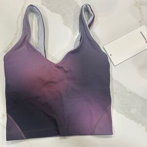 Lululemon Alight Tank - Purple Ombre Sports Bra